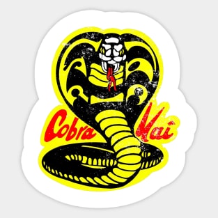 Cobra Kai Distressed Sticker